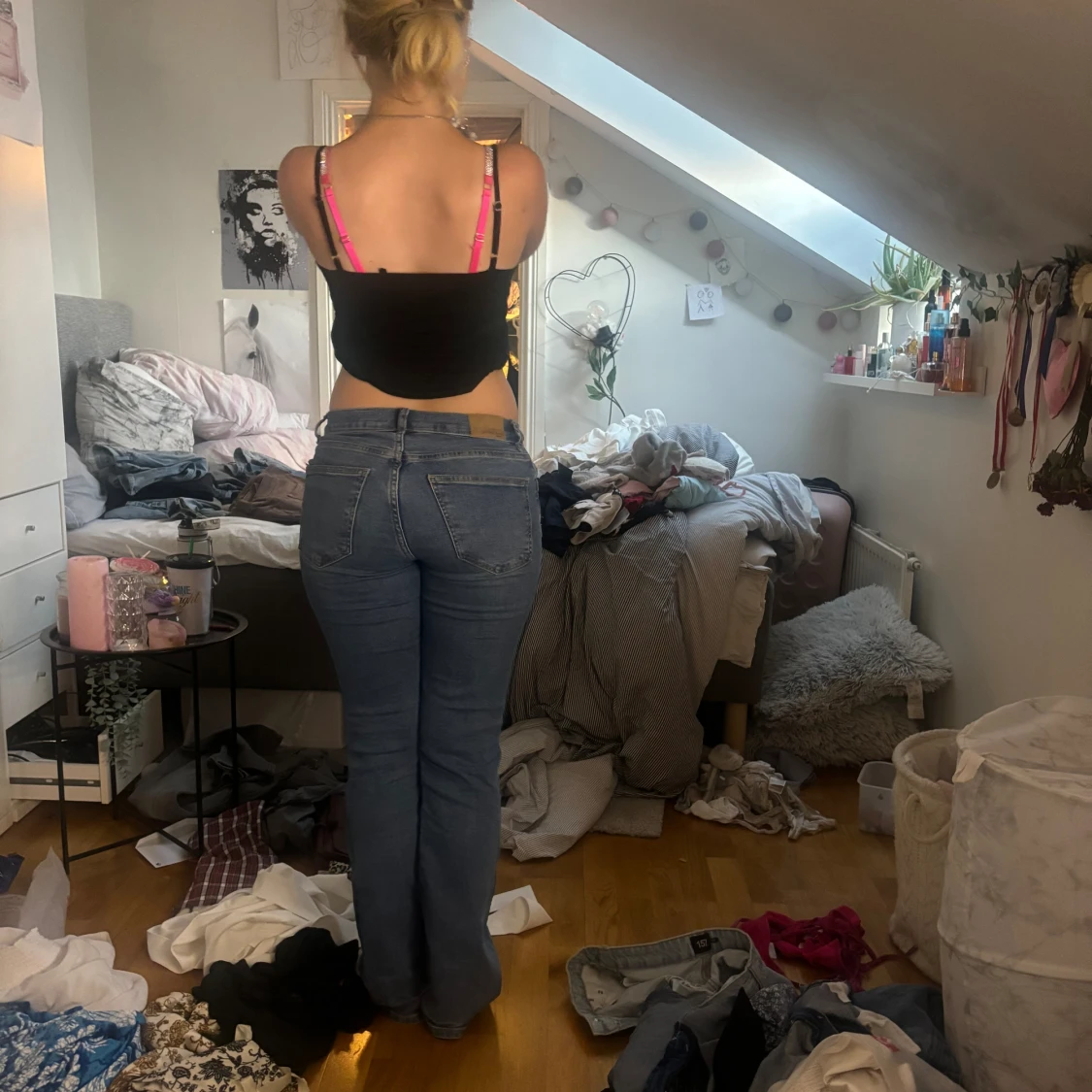 Low waisted jeans Flared - 90