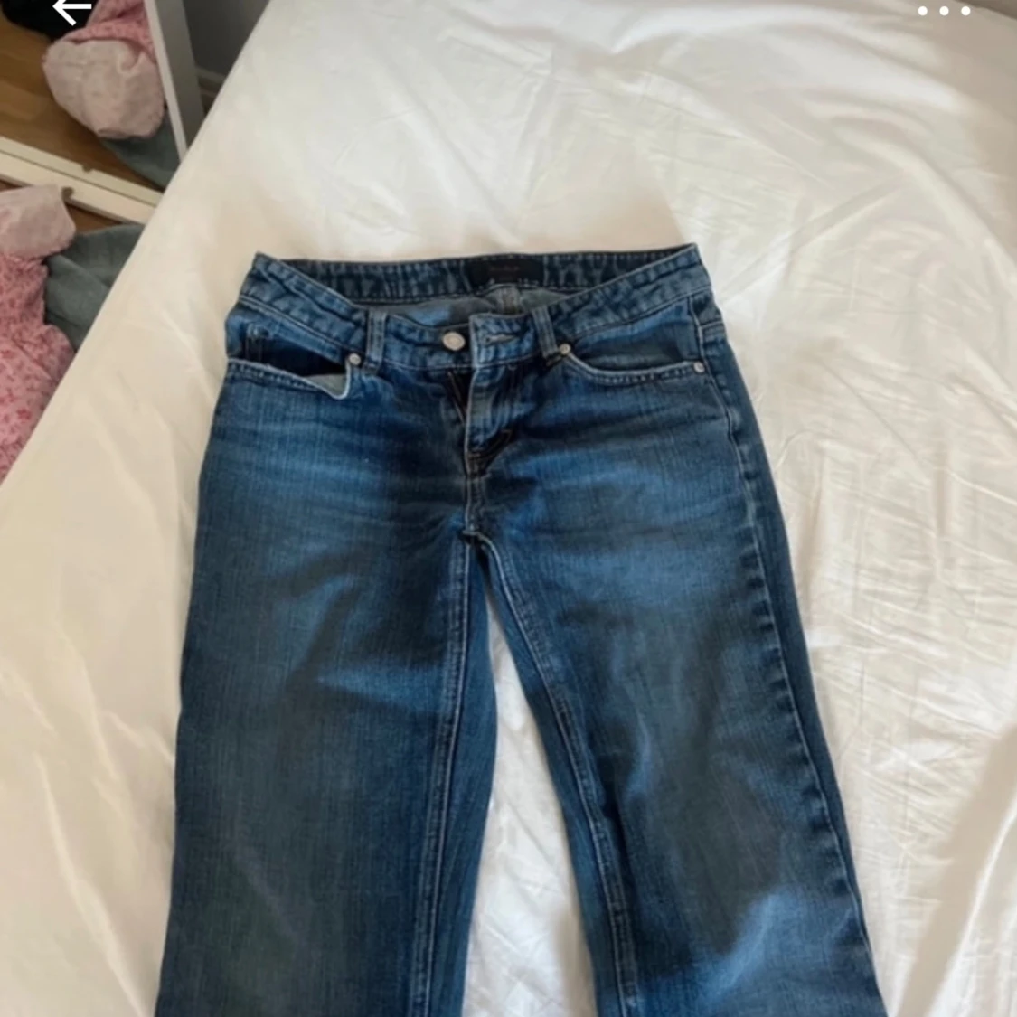 Lågmidjade bootcut jeans - 90