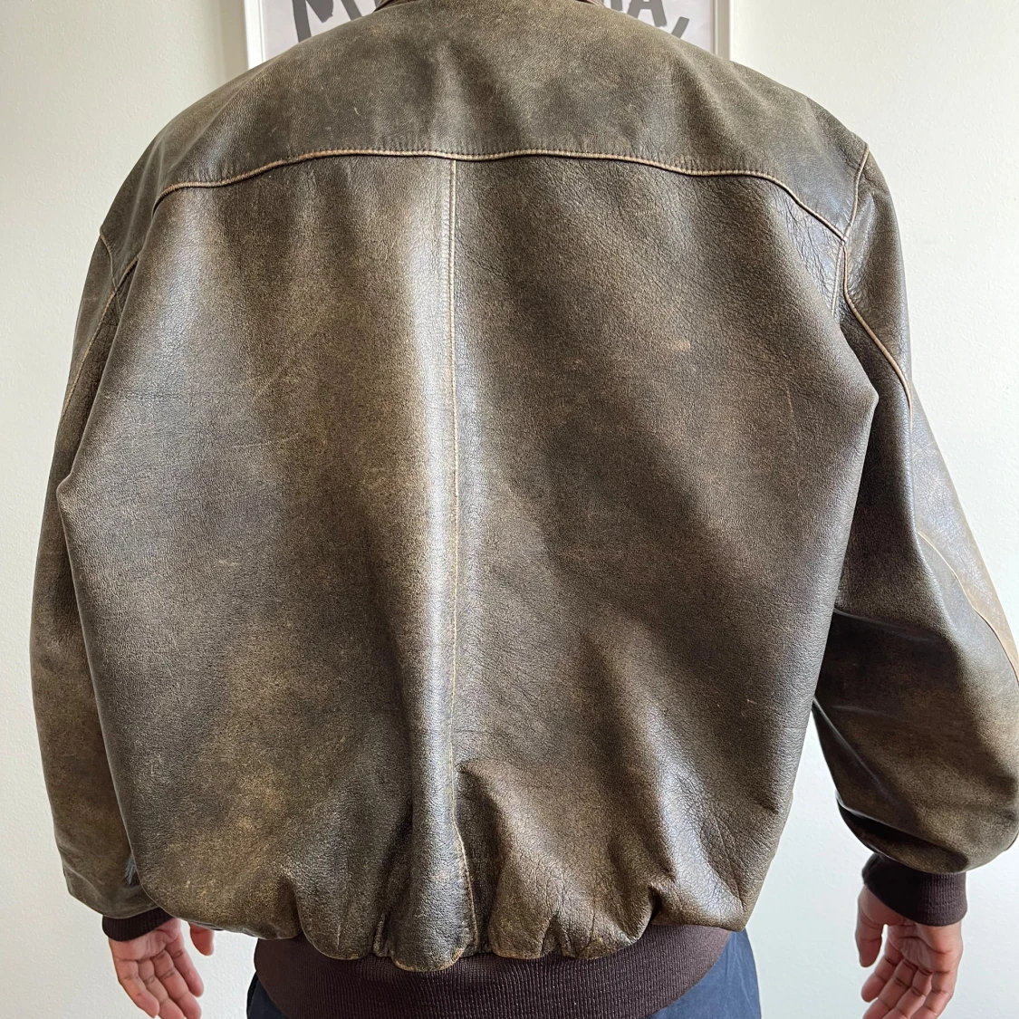 Vintage läderjacka - 91