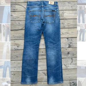 Nudie jeans  - Nudie jeans. Storlek 32 30. Knappt använda och i väldigt bra skick!   Jacob cohen, YSL, saint Laurent, golden goose, lindeberg, gran sasso, Phillipe model, philippe model, dondup jeans, Levis, lee jeans, Ralph lauren, gant, grisch, laidback, burberry
