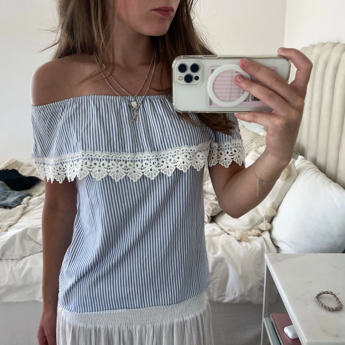 Off shoulder topp