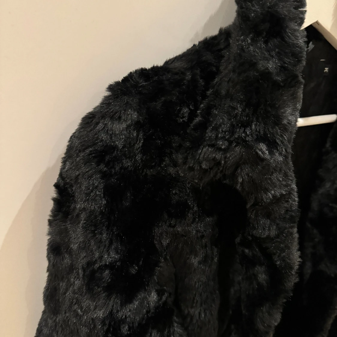 Svart Faux Fur Jacket Zoul - 91