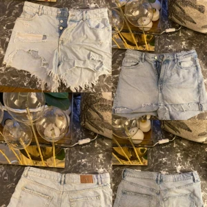 Båda för 99kr - Två stycket jättefina short från zara och hm🩷passar fint till sommaren! Säljer då de inte kommer till användning längre❤️
