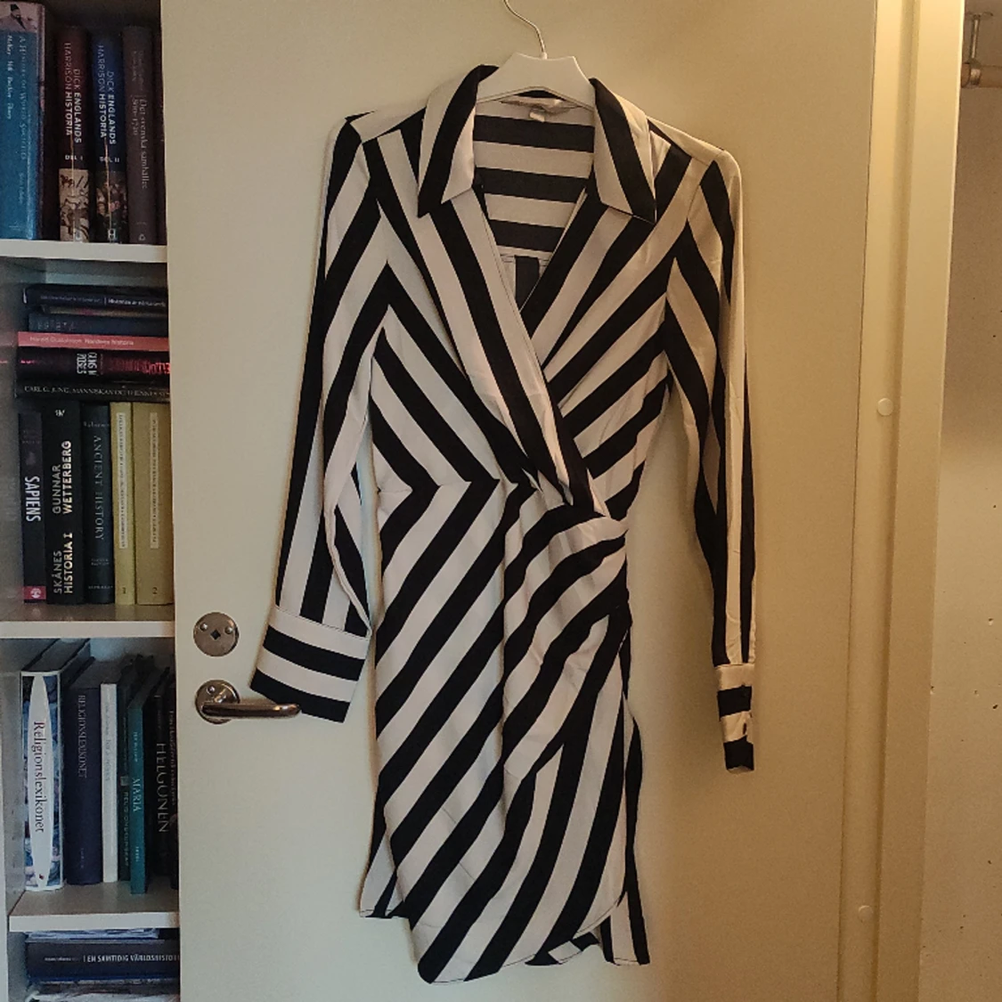 Superfin randig klänning