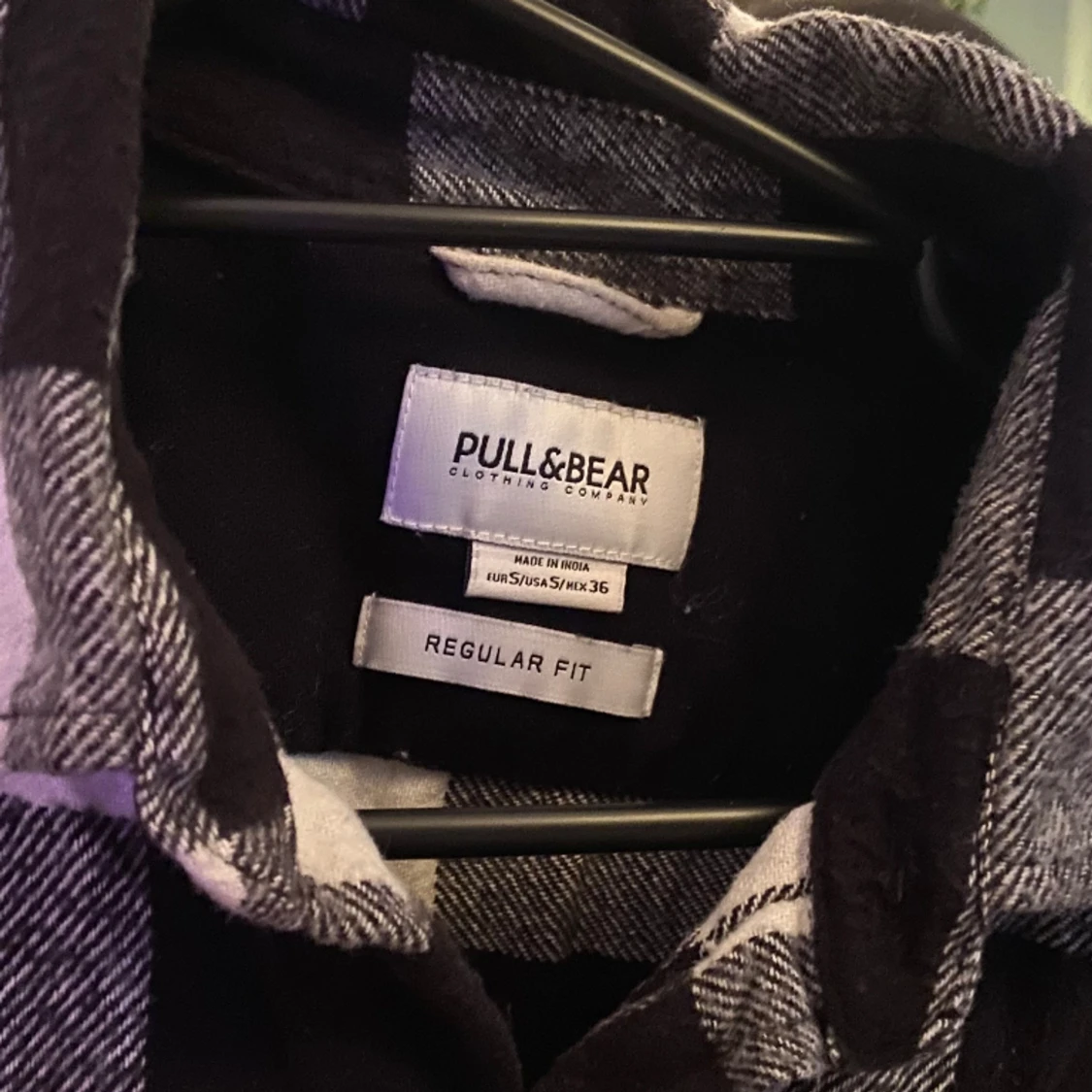 Fin rutig skjorta, Strl S - 90