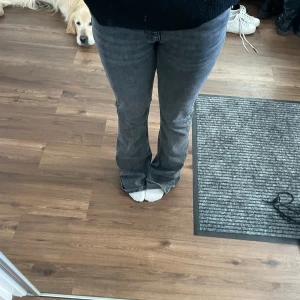 Grå jeans - Jätte fina gråa jeans från Gina som tyvärr är för långa för mig💗