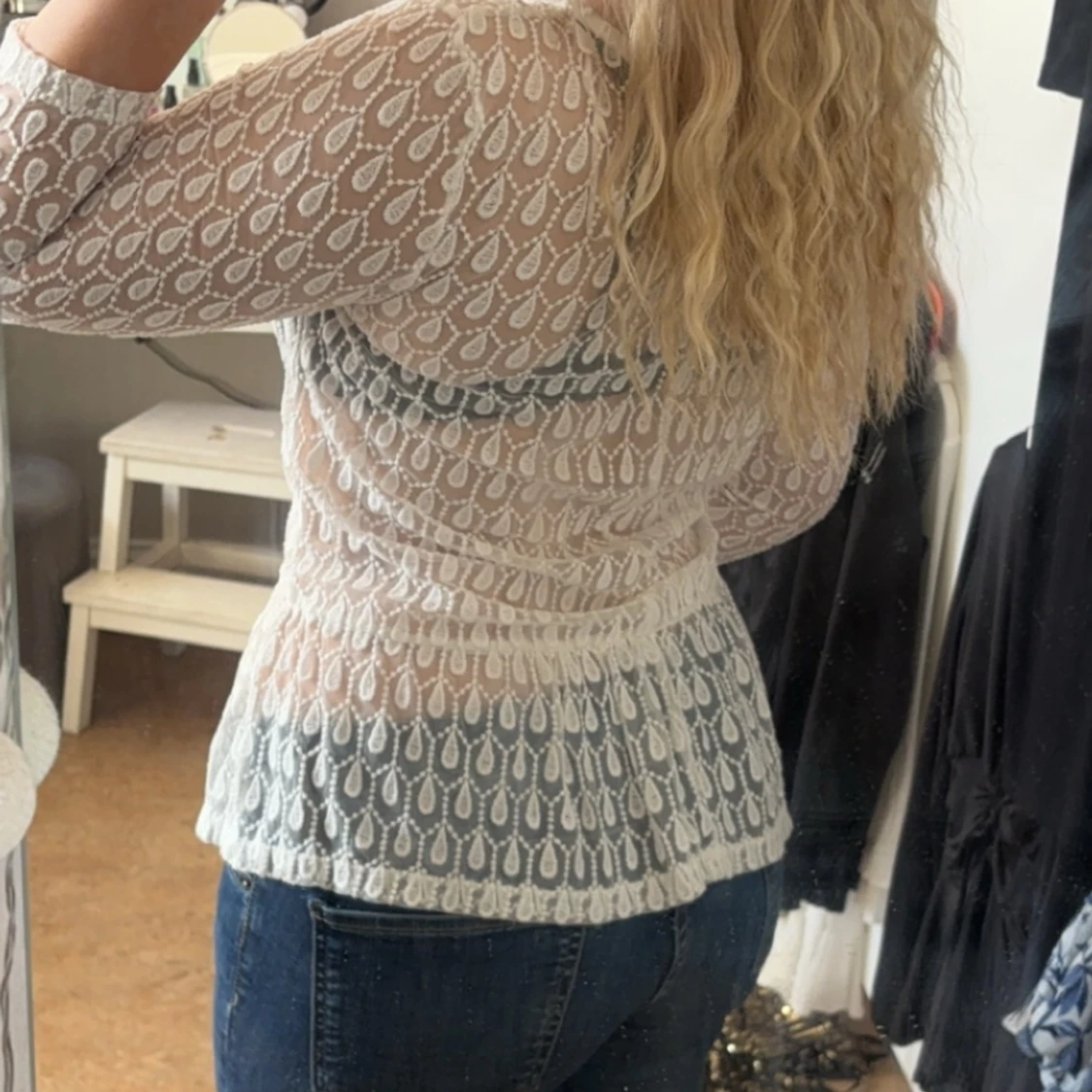 Genomskinlig topp - 90