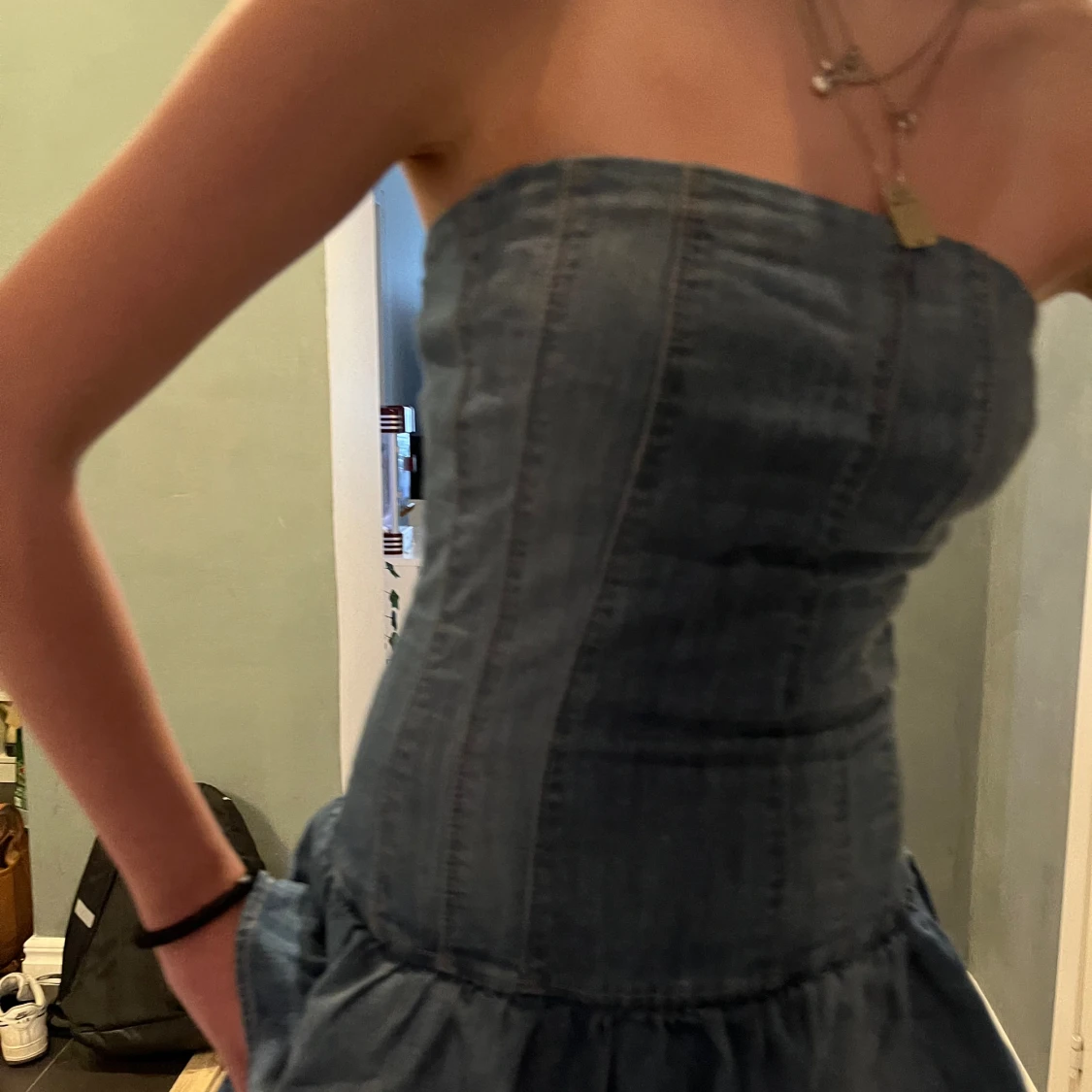 Super fin jeans klänning 😘😘 - 90