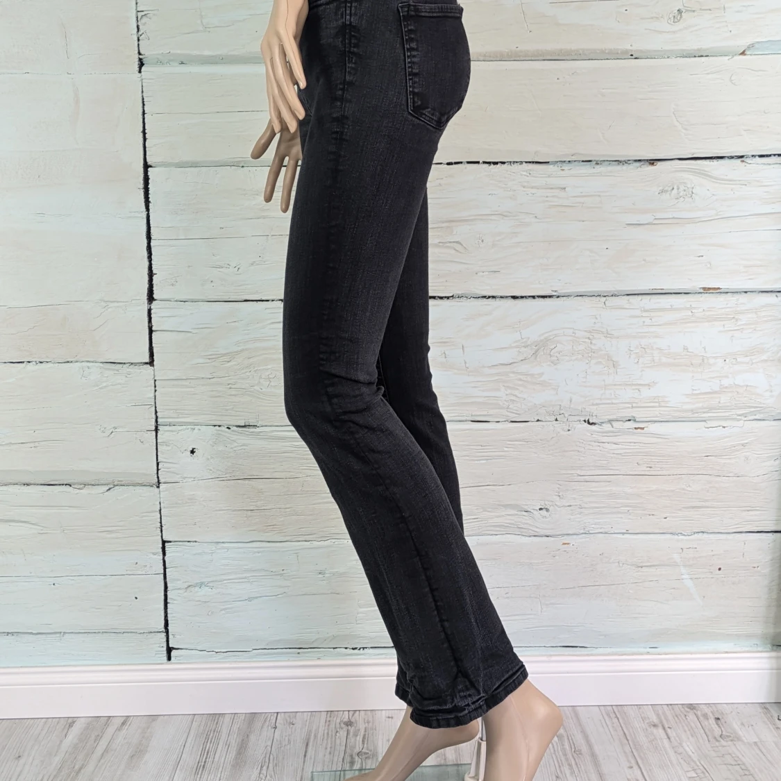 H&M byxor, 30/32, mini flare, high waist  - 90