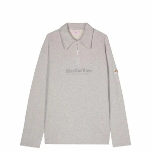 Martine Rose - Martine Rose Zip up polo sweater  Grey marl  Sz M