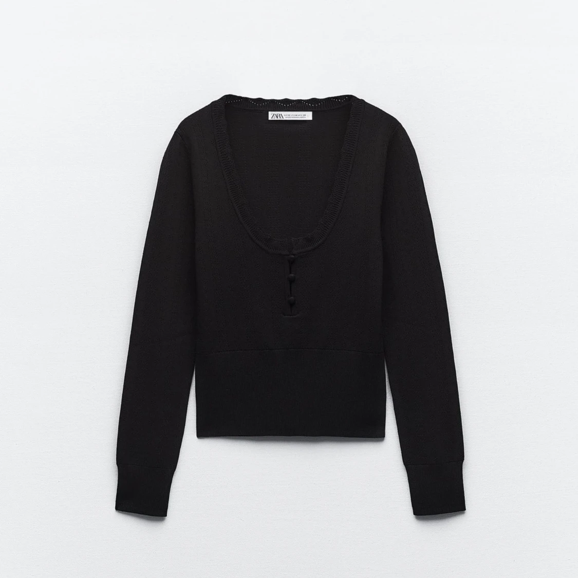 Svart långärmad tröja från Zara
