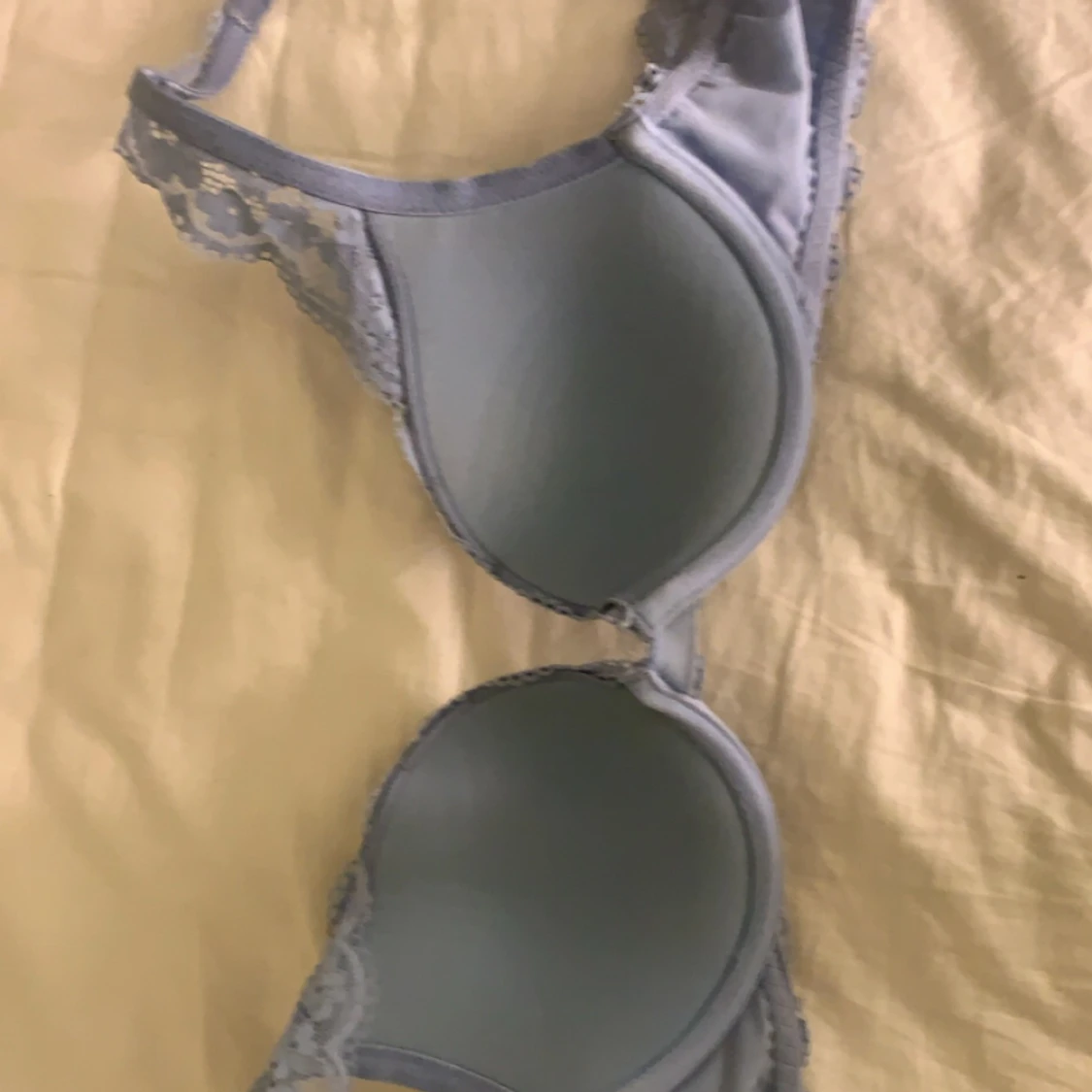 Fin blå spetsbh  - 90