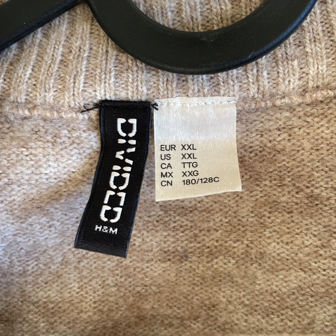 Beige stickad tröja från HM! - 91