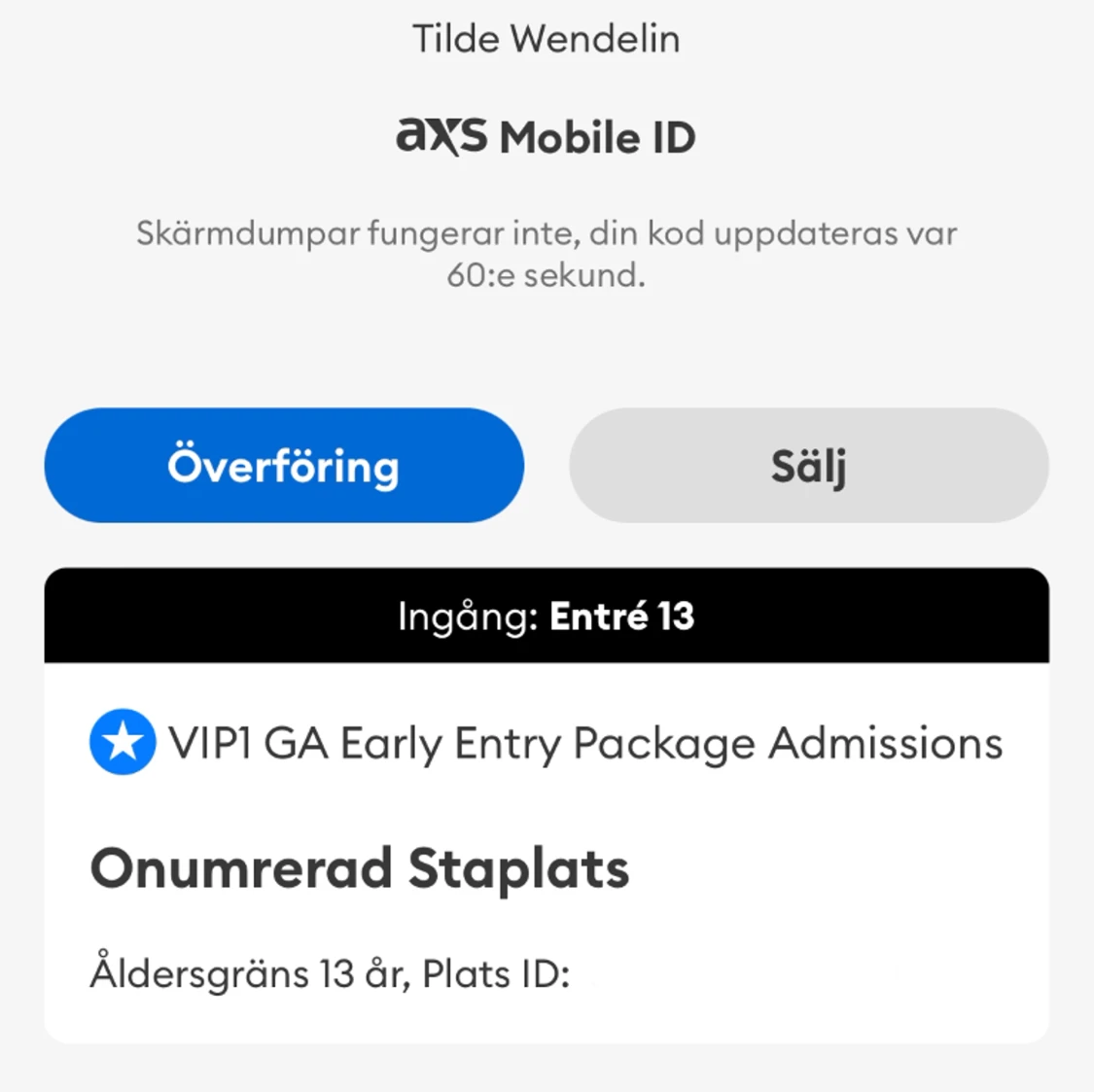 VIP EE ståplats till Niall Horan i Stockholm 15/3-24 - 90