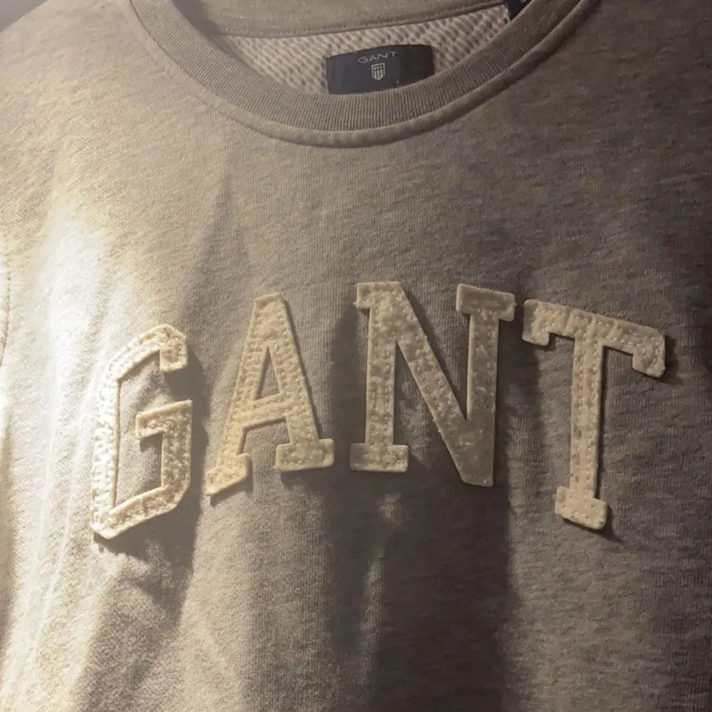 Gant tröja i stolek S men passar också XS säljer åt min lillasyster då hon ej har nån användning av den, skriv för mer info🩷❣️. Tröjor & Koftor.