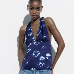 Zara blå topp  - Zara blå topp aldrig användt