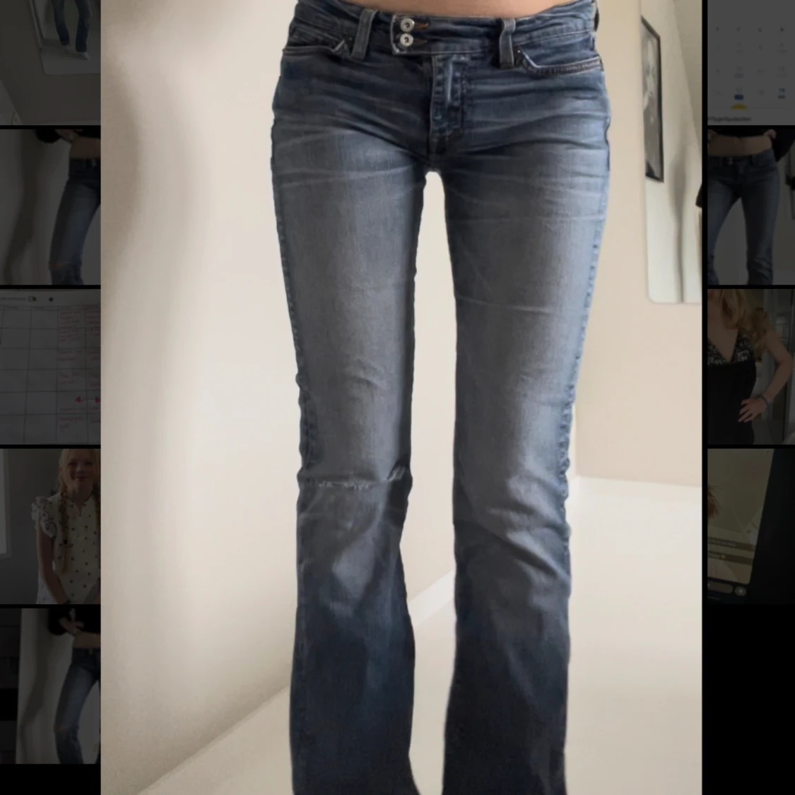 Lågmidjade jeans - 90