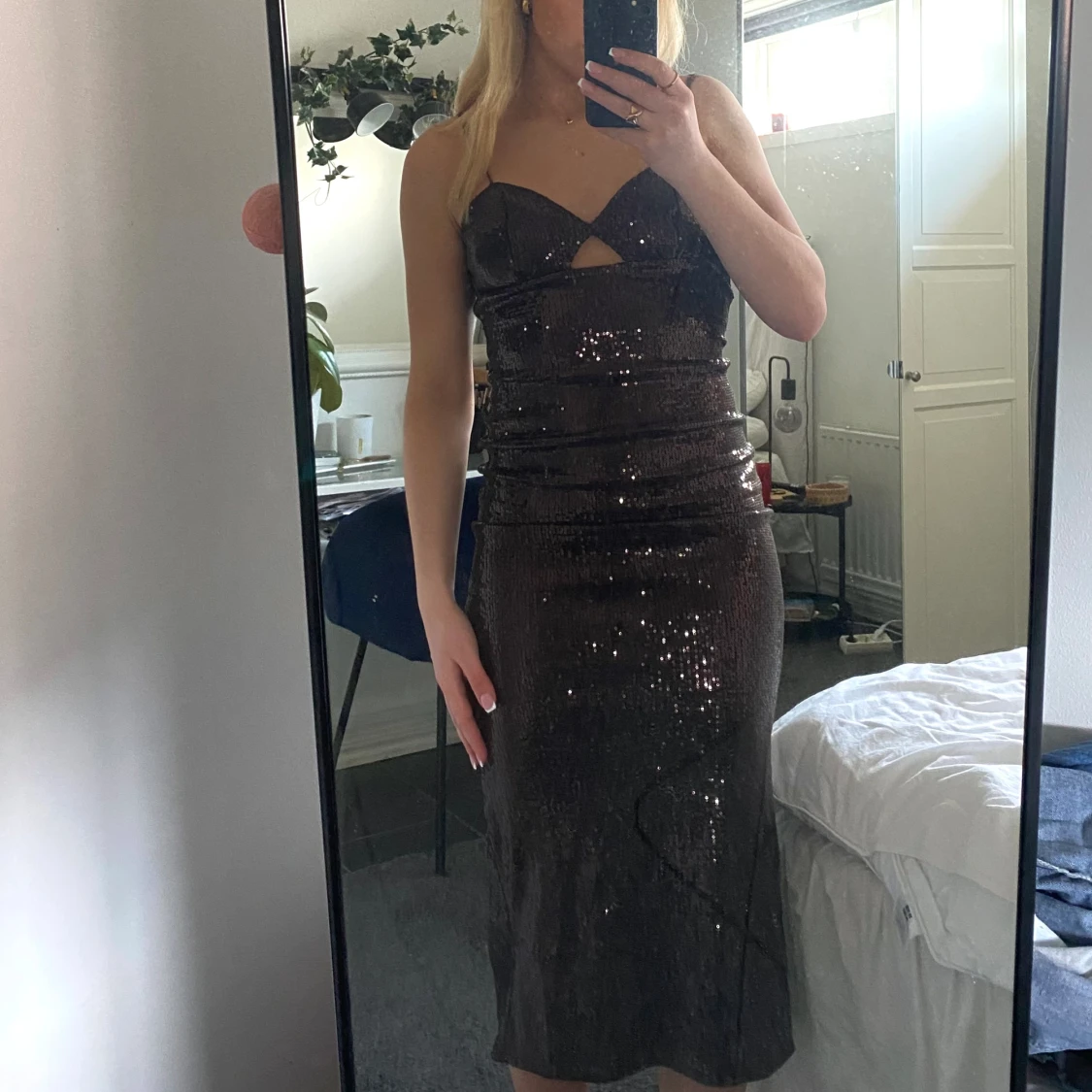 Glitterklänning - 90
