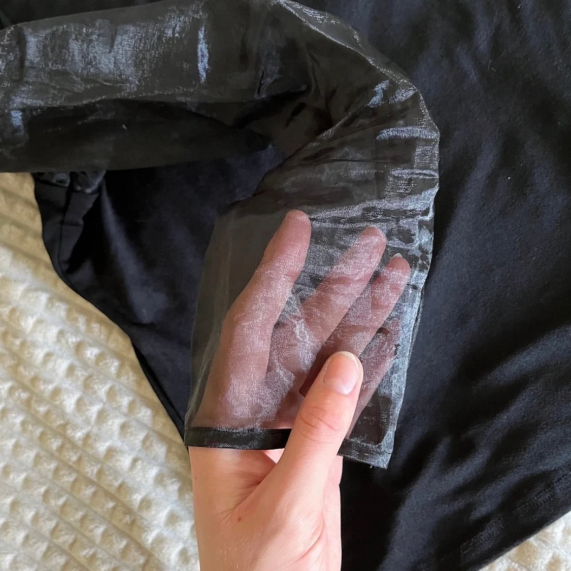 Fest-topp med meshärmar  - 92