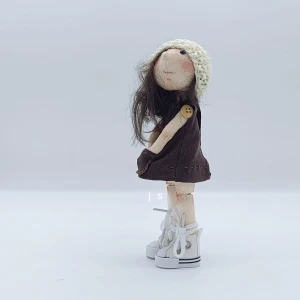 Handgjorda docka - 15 cm. 