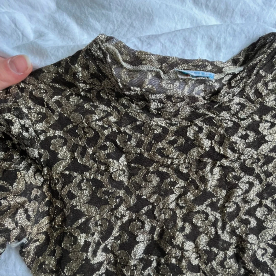 genomskinlig fest topp - 91