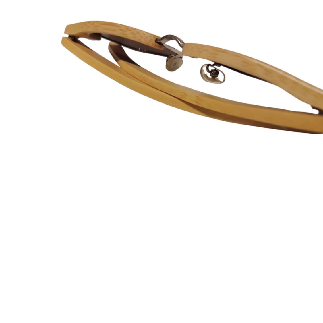 Solglasögon bambu grön lins - 91