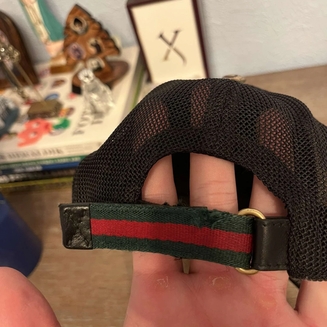 Äkta gucci tiger beige keps storlek S - 92