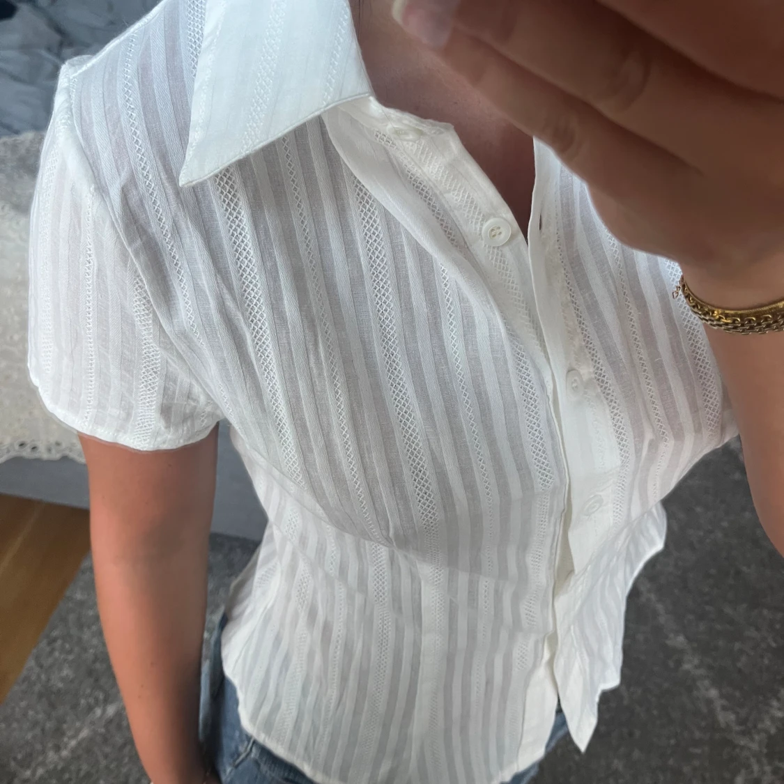 Söt skjorttopp - 90