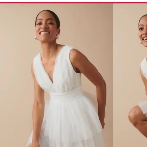 Vit tyllklänning - Vit klänning perfekt till sommaren eller studenten!