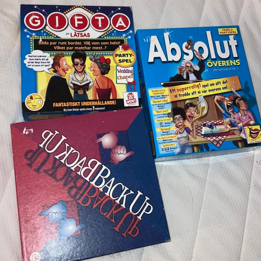 1. Absolut överens (eller som kat och hund)😲🤭 🔝  2. Back up✨ Om din partner inte har tilltro till dina allmänbildning och inte satsar korrekt, kan det snabbt gå tråkigt😳🤬🤪  3. Gifta på Låtsas 😅😂 Ett superkul spel med skratt och diskussioner🤣🤬. Övrigt.