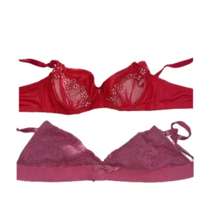 Bh - Rosa och Röd bh, båda passar A-kupa. 50kr st eller båda för 70