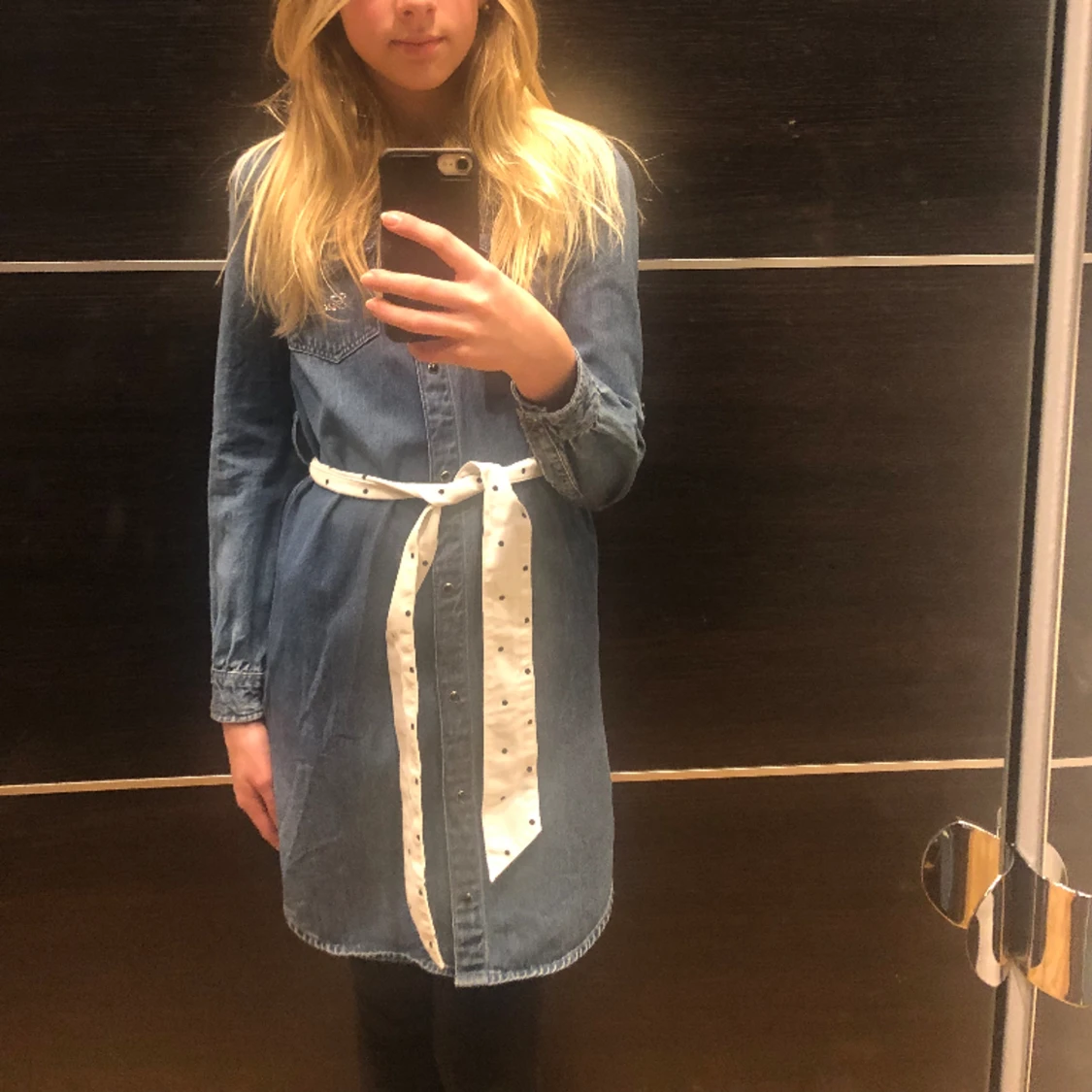 Jeans klänning  - 90