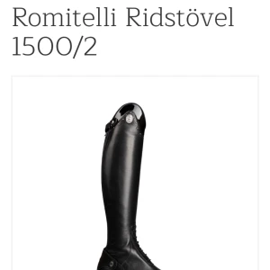 Romitelli ridstövlar  - Junior ridstövlar mått: Höjd 40 Vad 32 Knäveck 29,5 Endast provade