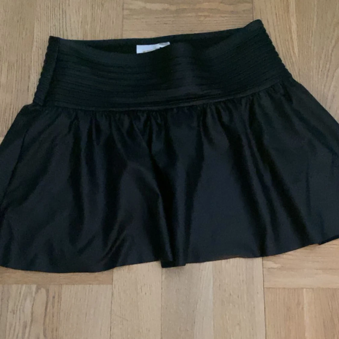 Low waisted läderkjol 