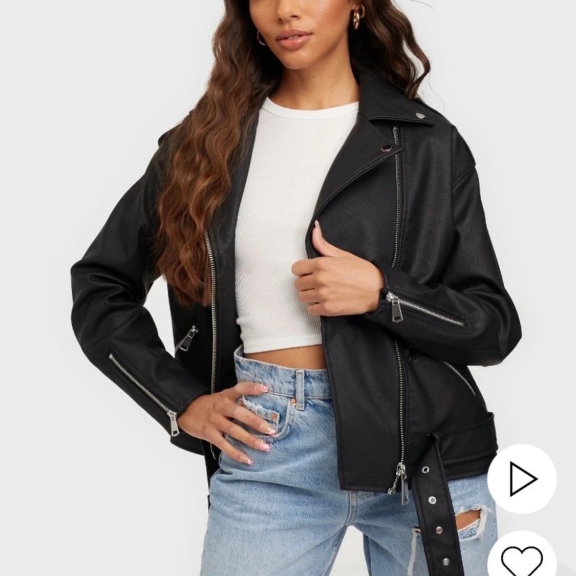 Skinnjacka/ bikerjacket Missguided - 90