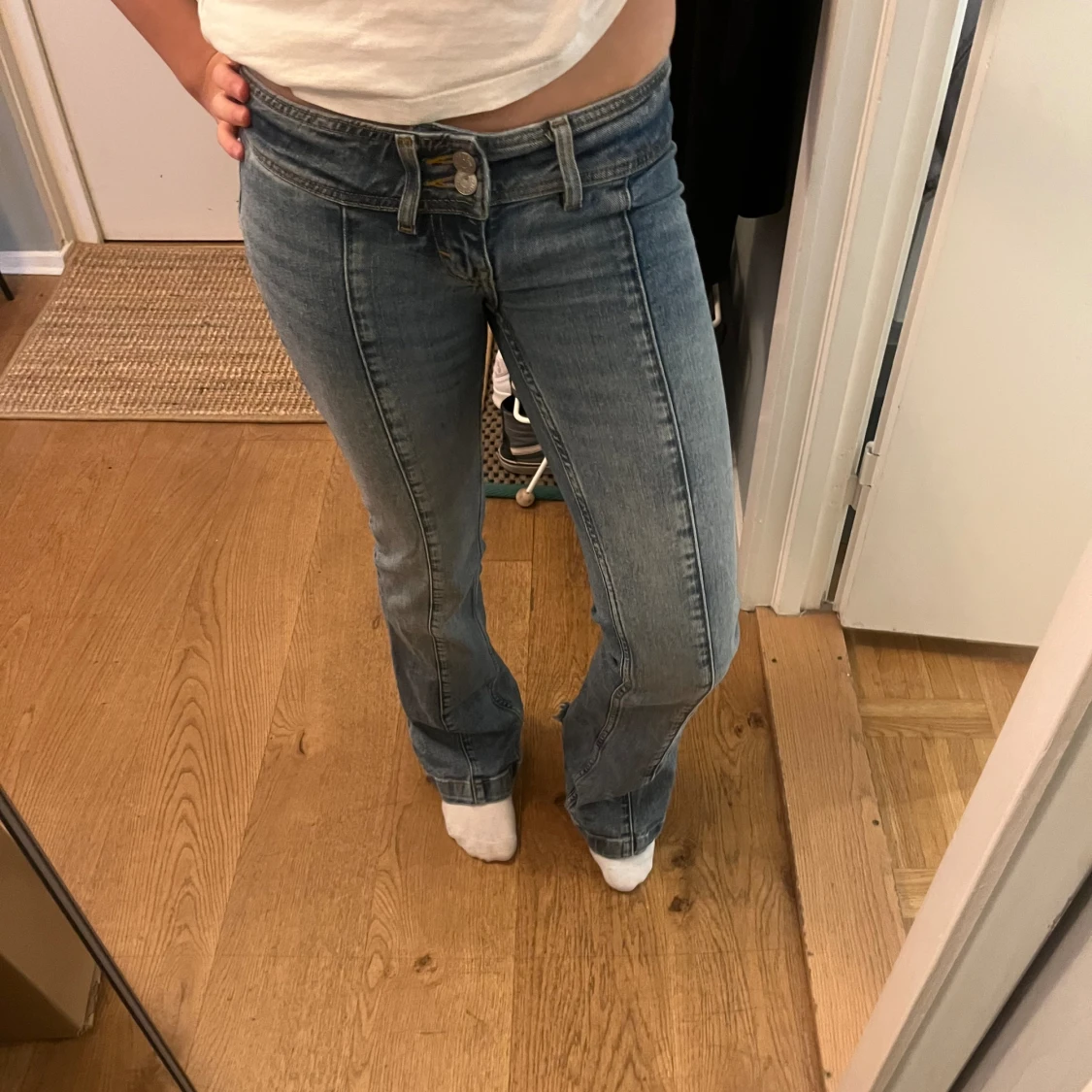 Lågmidjade jeans - 90