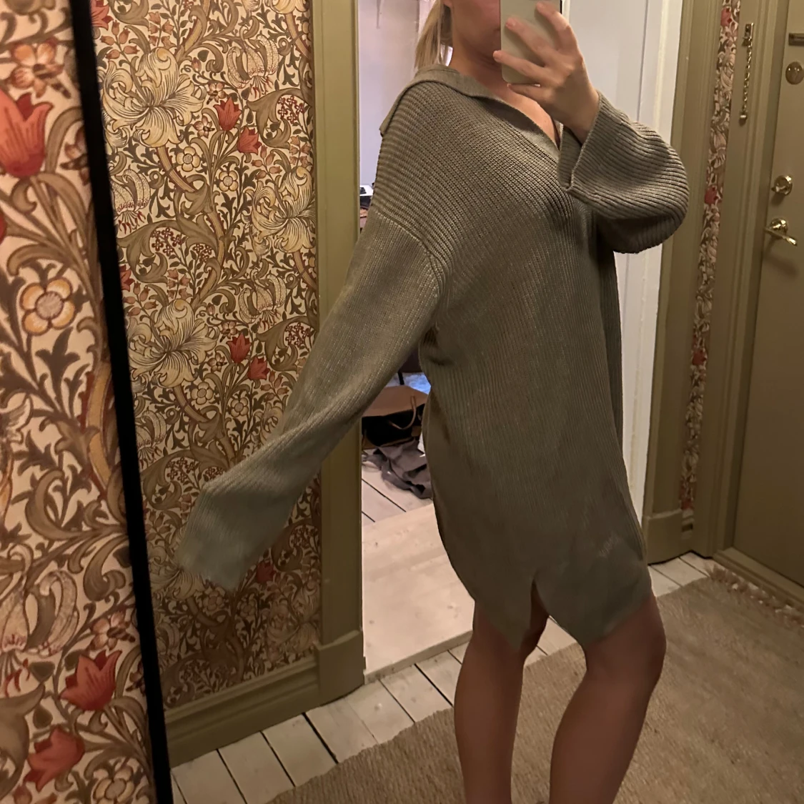 Stickad klänning  - 90