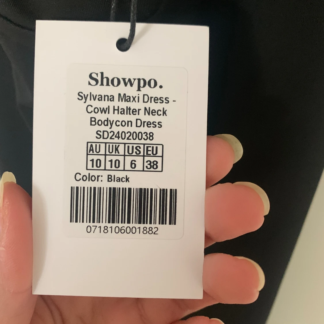 Balklänning svart  - 92