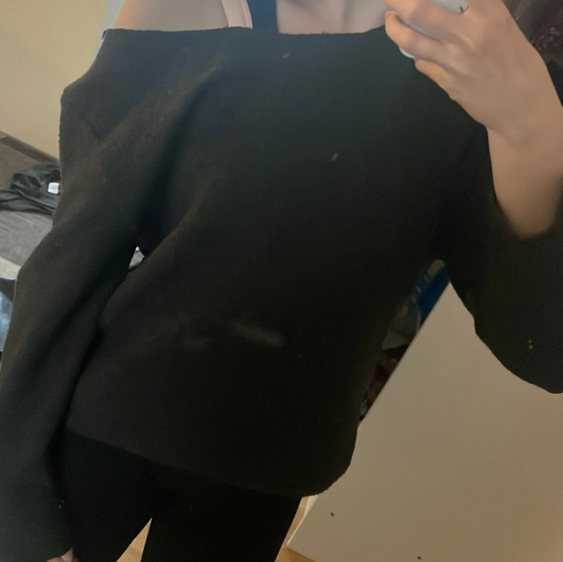 Så mysig grå tröja  - 90