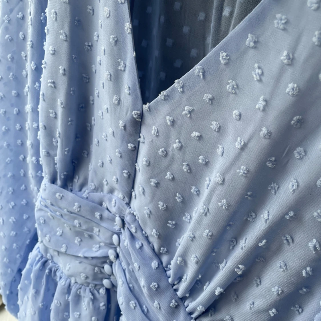 Söt, ljusblå klänning - 90