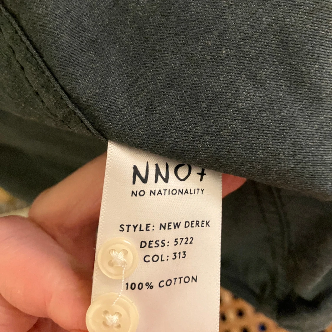 NN07 mörkgrön buttondownskjorta  - 91