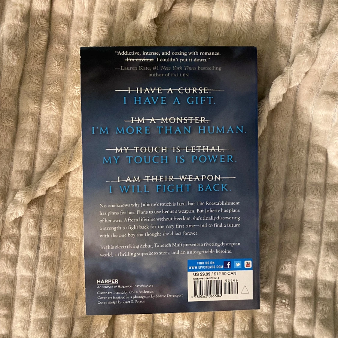 Shatter Me av Tahereh Mafi - 90