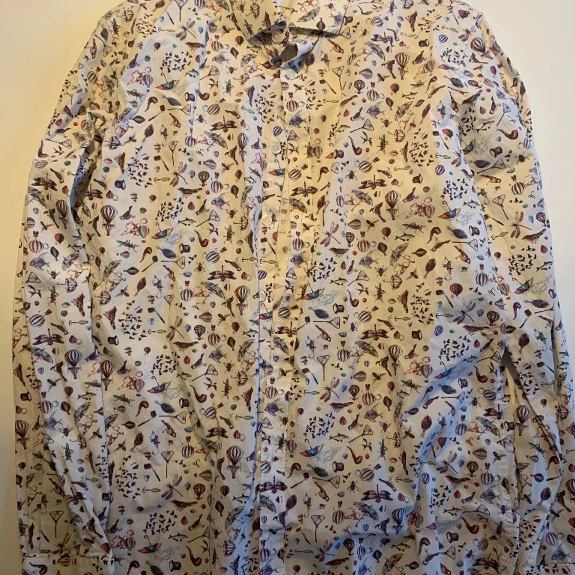 Mönstrad skjorta dressman 39/40 M