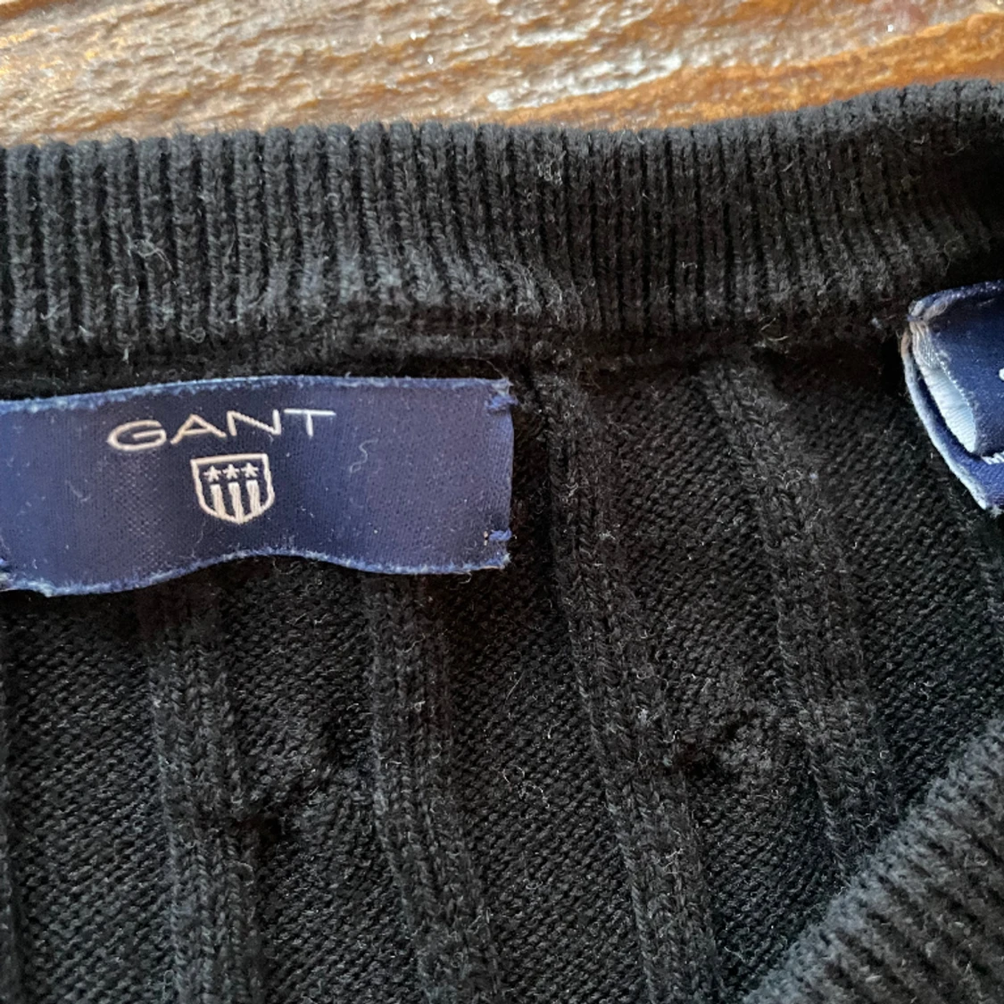 Svart stickad klänning - 90