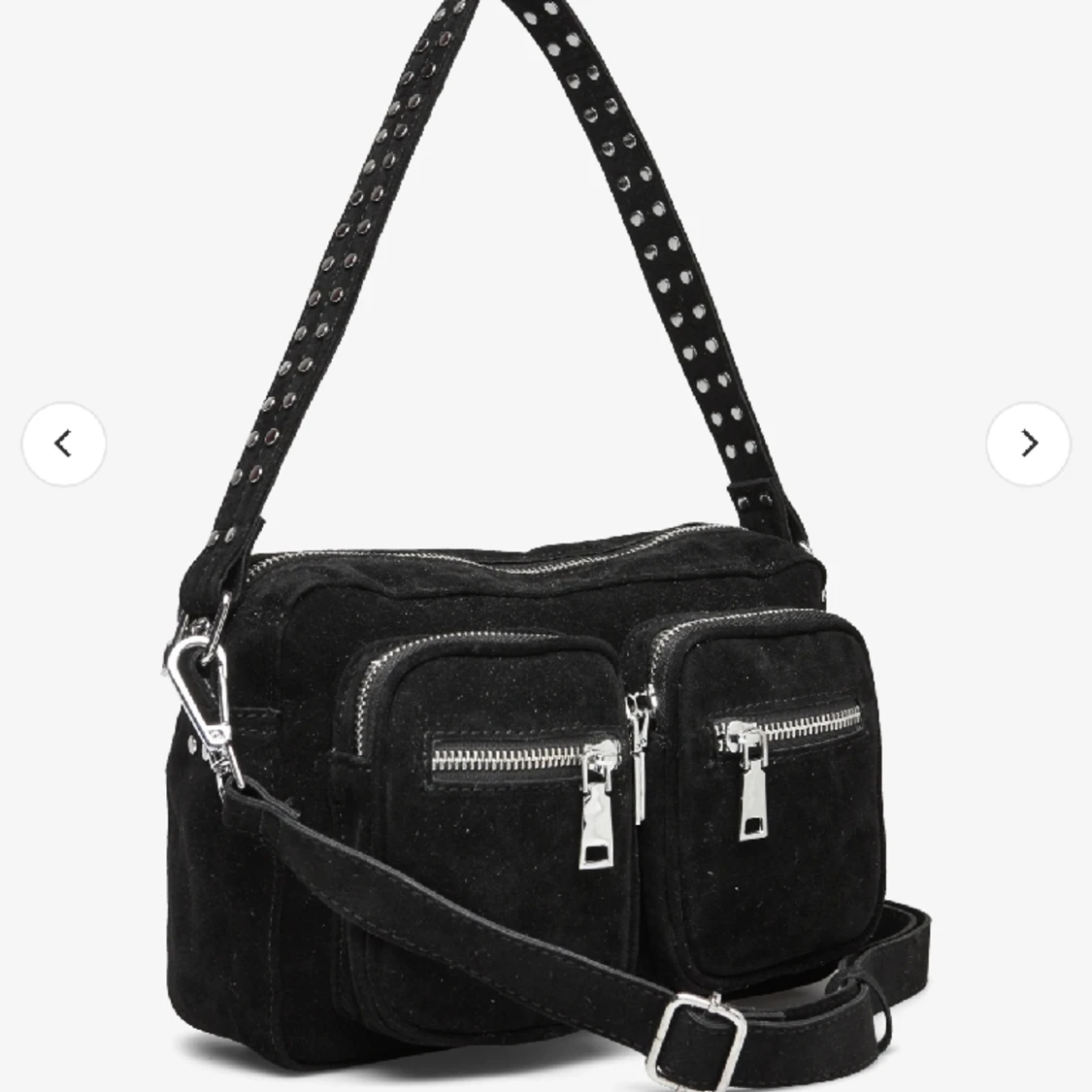noella axelremsväska i svart