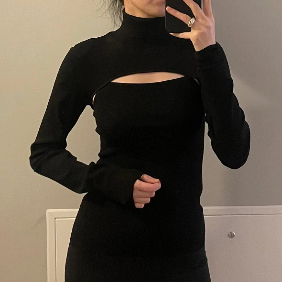 Knitted Turtleneck top, worn once. from other stories - 91