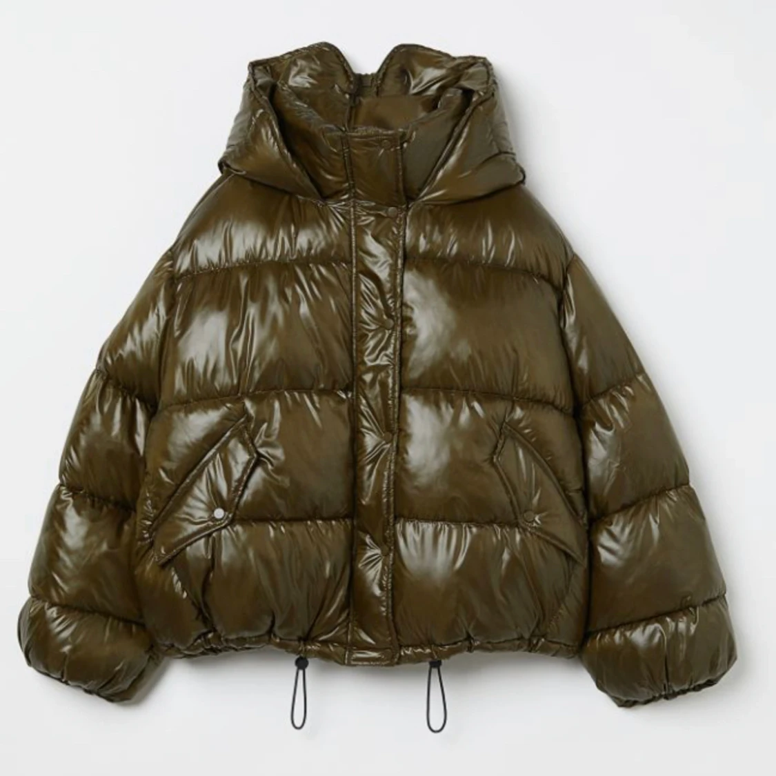 Grön pufferjacka H&M