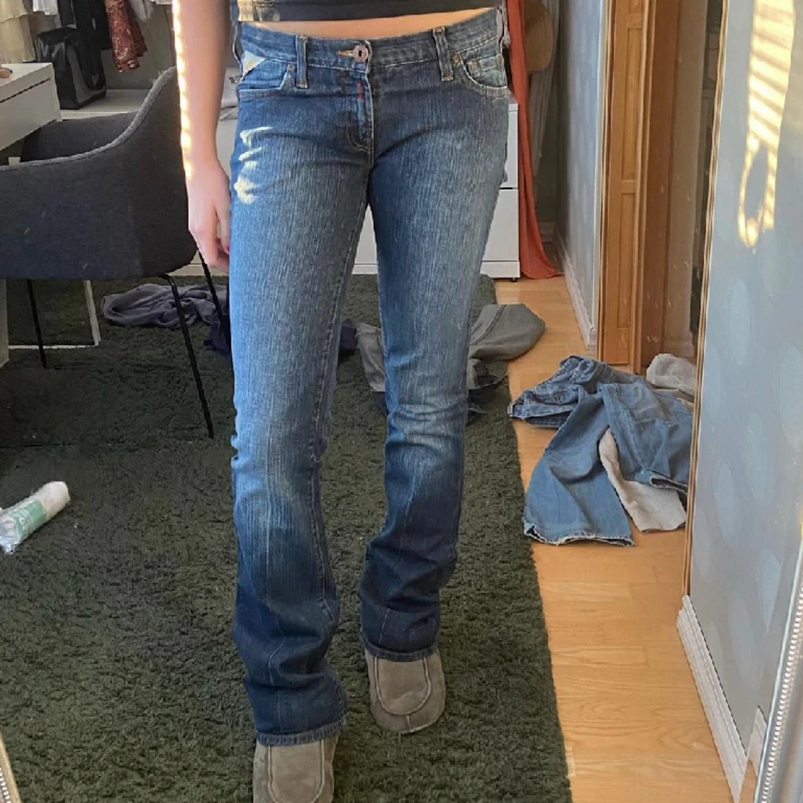 Lågmidjade jeans  - 90