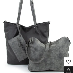 Grå handväska - Handväska i mycket fint skick som inte kommit till användning. Rymlig och bra! Hör gärna av dig för fler bilder/eventuella frågor!🤗