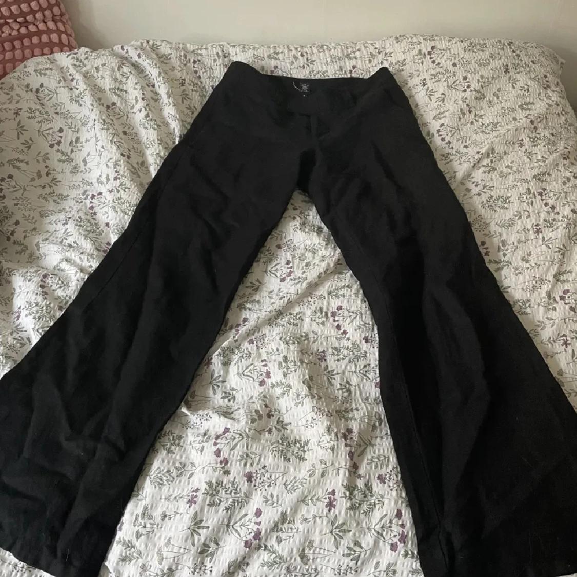 Lågmidjade linnebyxor 